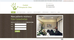Desktop Screenshot of centralchiropracticclinic.com